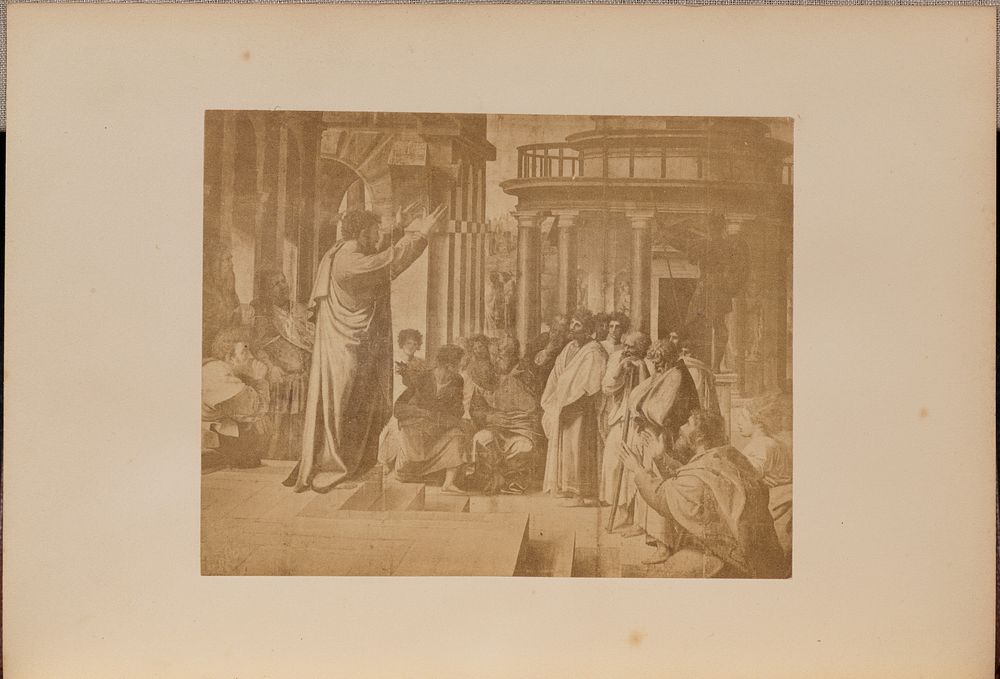 Paul Preaching at Athens by Negretti and Zambra