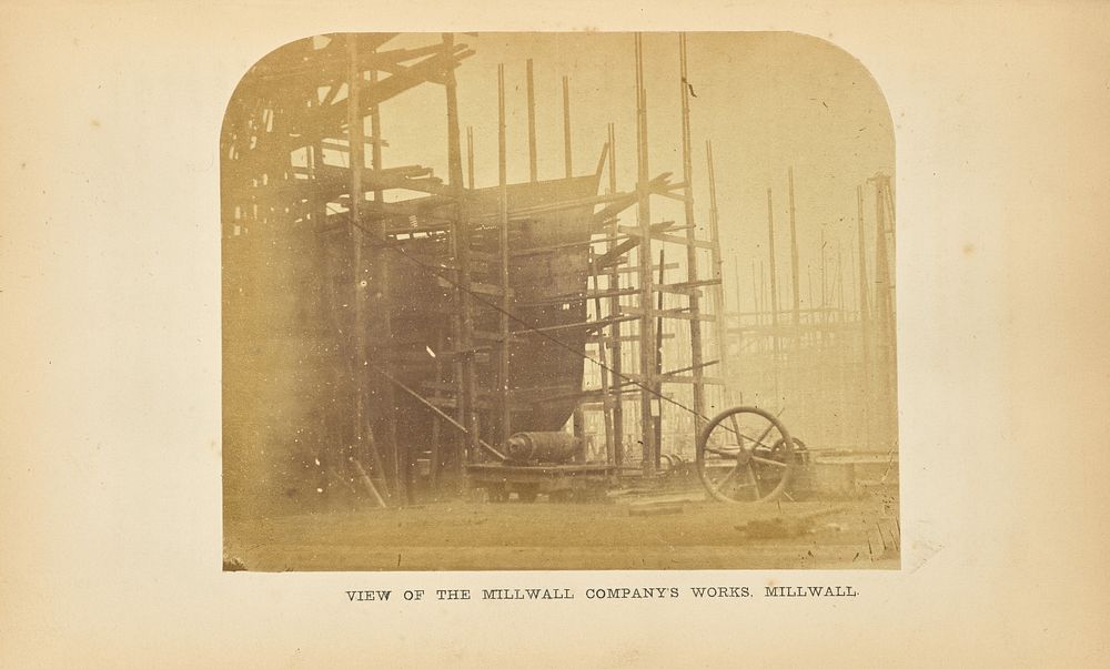 Millwall Company's Works, Millwall: Interior View by P Barry