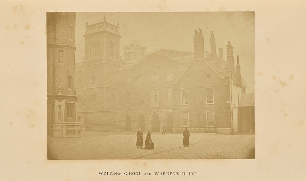 Writing School and Warden's House by Valentine Blanchard