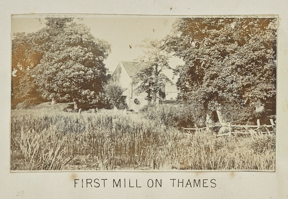 First Mill on Thames by Henry W Taunt