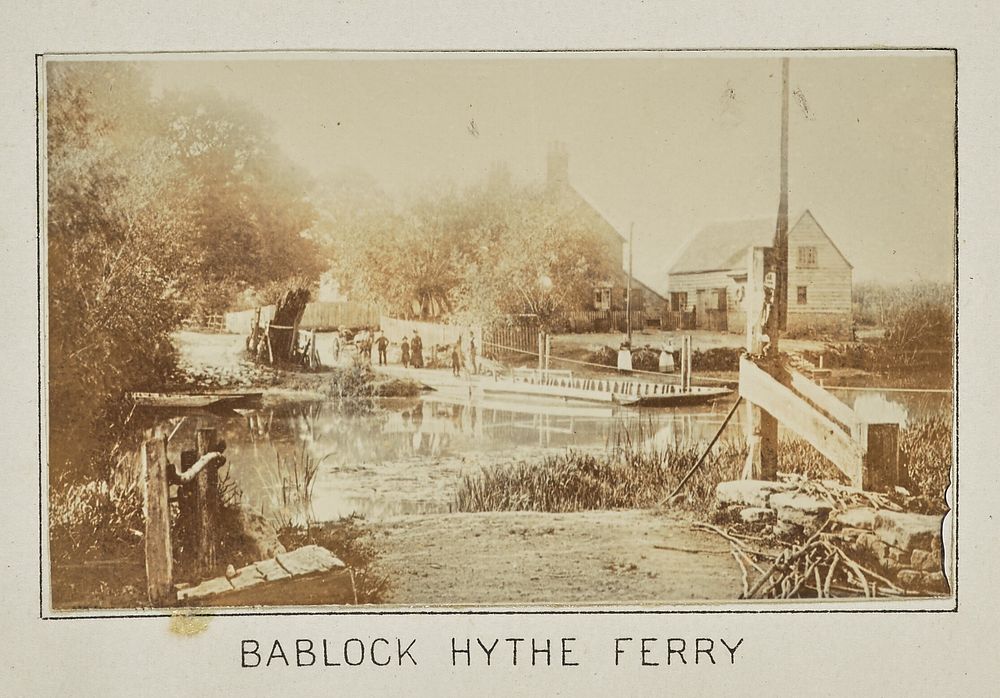 Bablock Hythe Ferry by Henry W Taunt