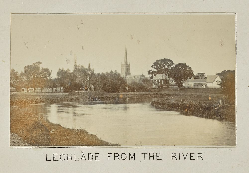 Lechlade from the River by Henry W Taunt
