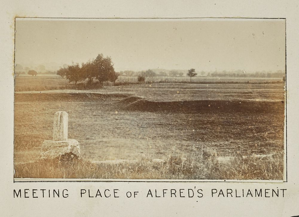 Meeting Place of Alfred's Parliament by Henry W Taunt