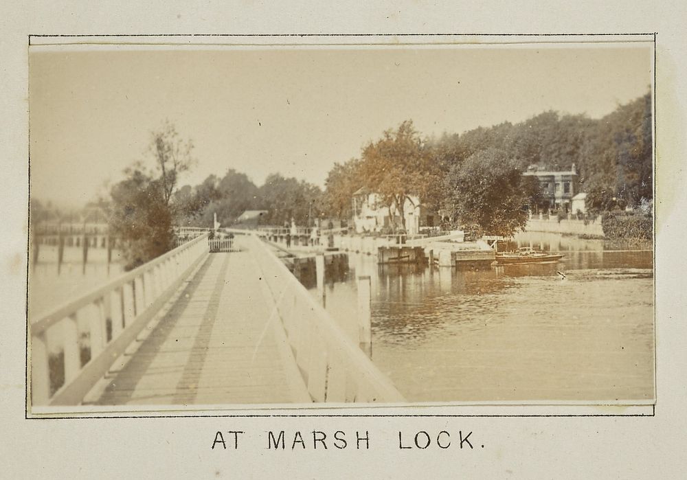 At Marsh Lock by Henry W Taunt