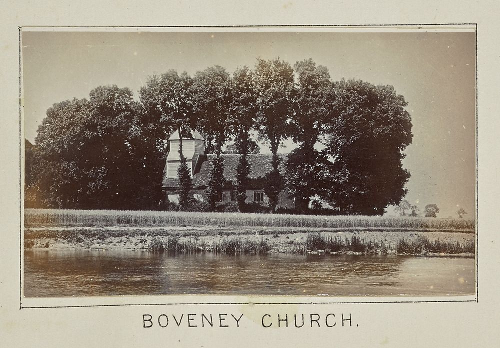 Boveney Church by Henry W Taunt
