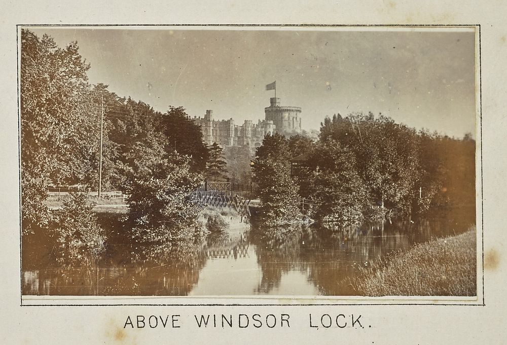 Above Windsor Lock by Henry W Taunt