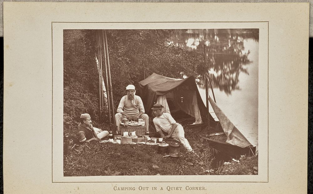 Camping Out in a Quiet Corner by Henry W Taunt