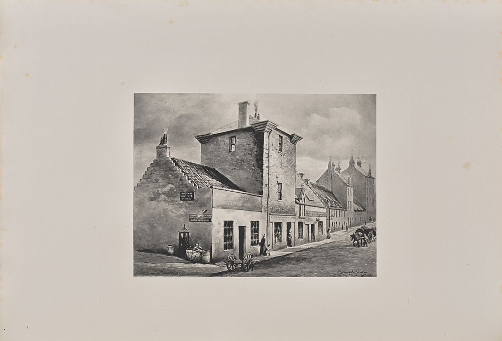 Baronial Tower, Main Street, Gorbals by T and R Annan and Sons