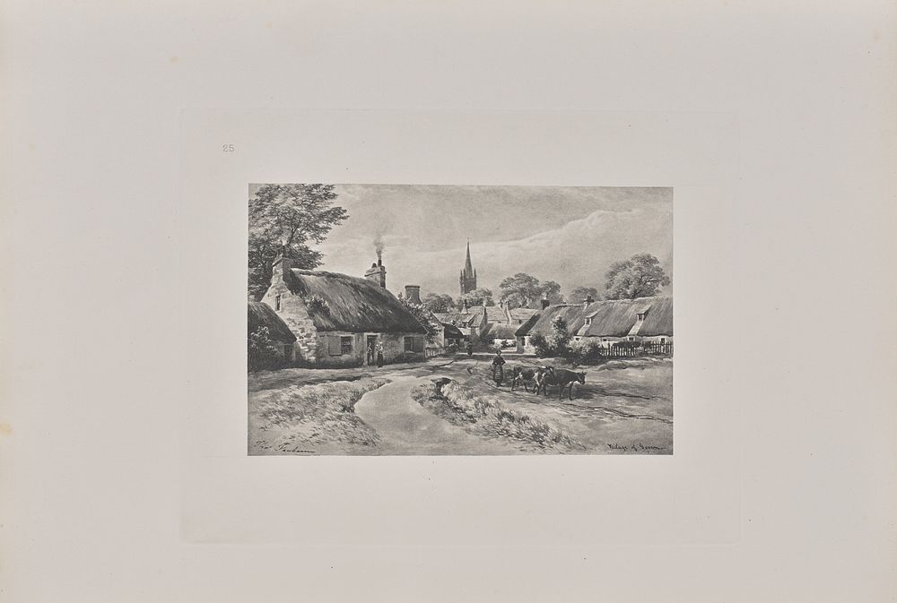 Govan Village, 1848 by T and R Annan and Sons