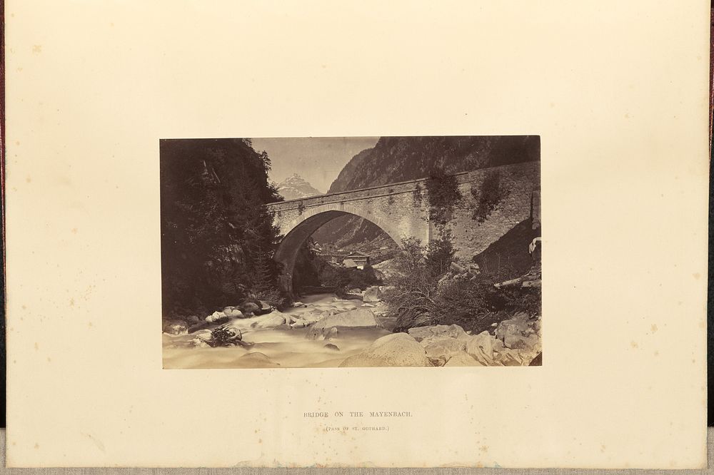 Bridge on the Mayenbach (Pass of St. Gothard) by Stephen Thompson
