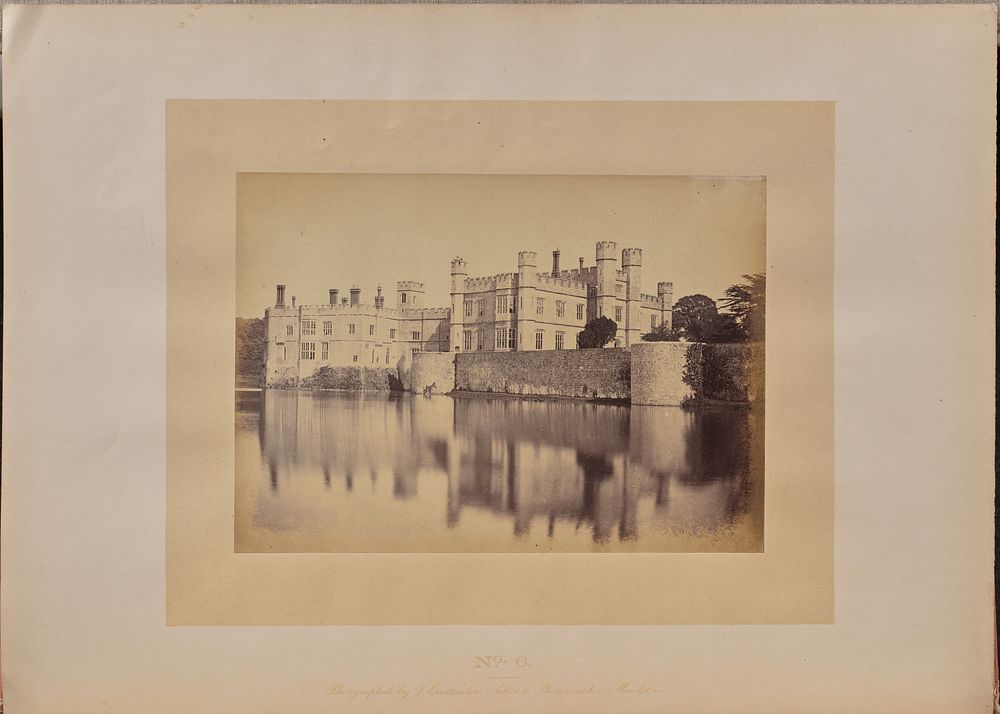 Enlarged View of the New and Old Castle by J Cruttenden