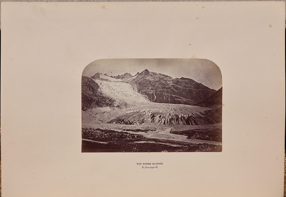 The Rhone Glacier by Ernest H Edwards