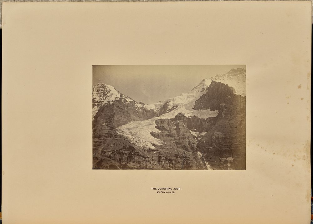 The Jungfrau Joch by Ernest H Edwards