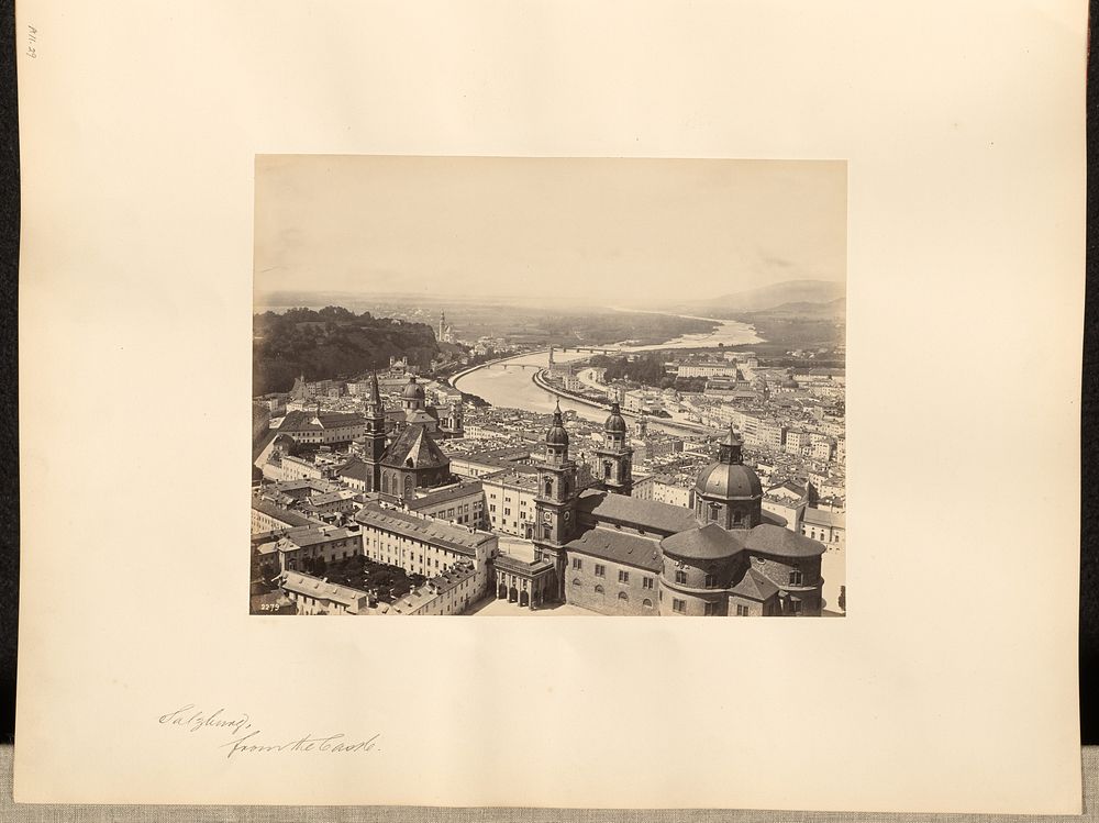 Salzburg from the Castle by Francis Frith