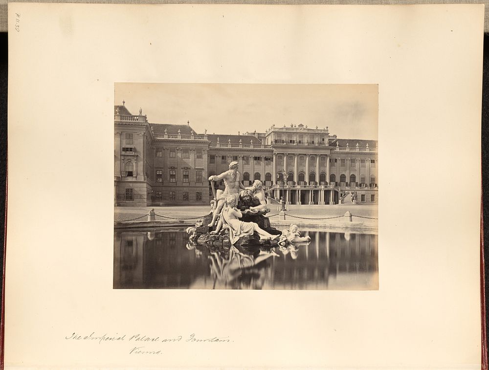 The Imperial Palace and Fountain, Vienna by Francis Frith