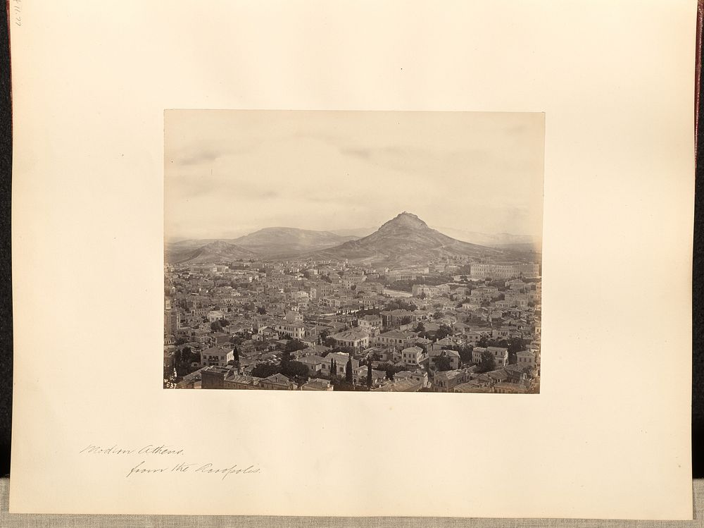 Modern Athens from the Acropolis by Francis Frith
