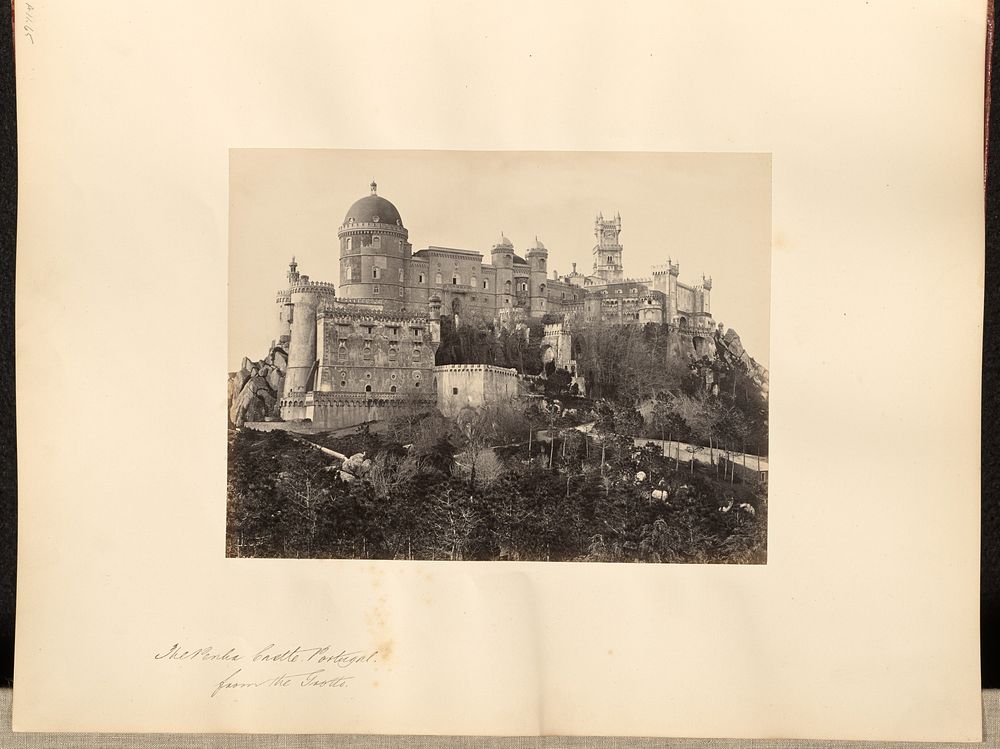 The Penha Castle, Portugal, from the Grotto by Francis Frith