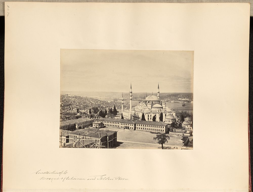 Constantinople, Mosques of Sulieman and Golden Horn by Francis Frith