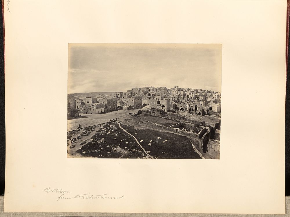 Bethlehem, from the Lutin Convent by Francis Frith