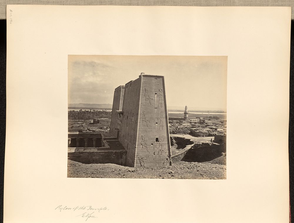 Pylon of the Temple, Edfou by Francis Frith