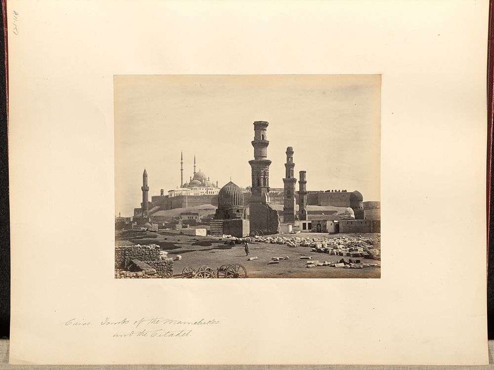 Cairo, Tombs of the Mamelukes and the Citadel by Francis Frith