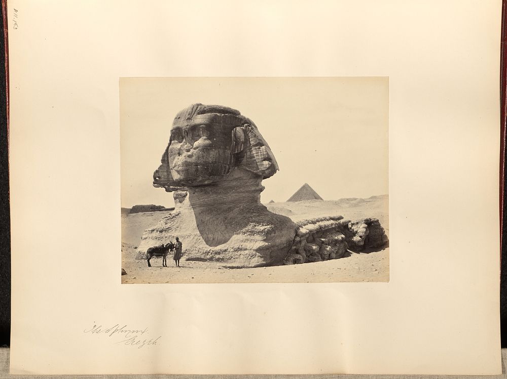 The Sphynx, Geezeh by Francis Frith
