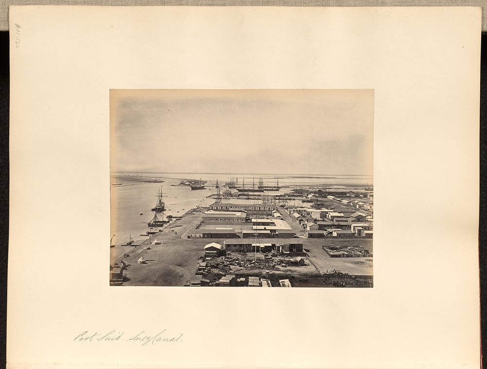 Port Said, Suez Canal by Frank Mason Good and Francis Frith and Co