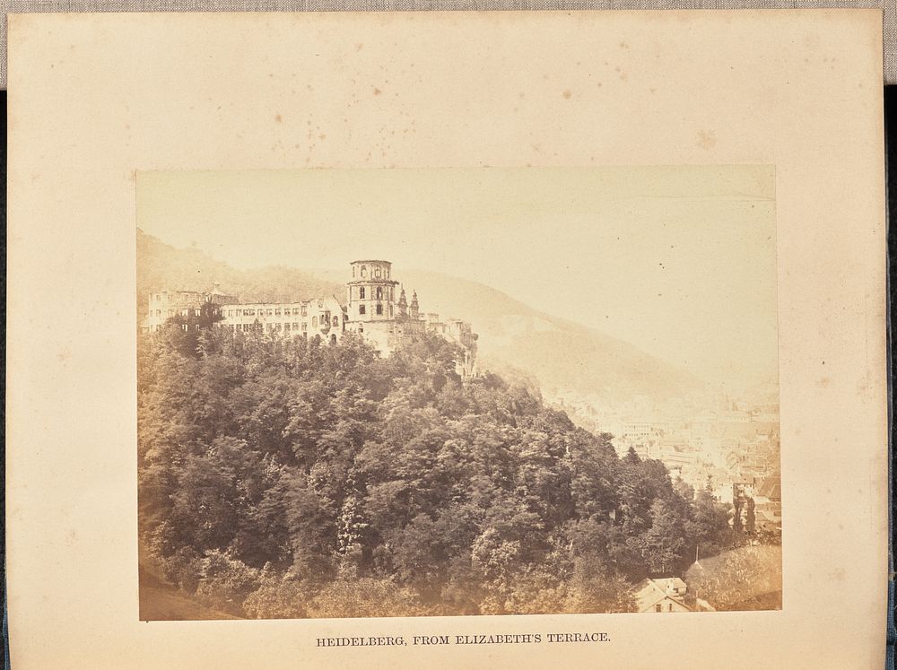 Heidelberg, from Elizabeth's Terrace by Francis Frith