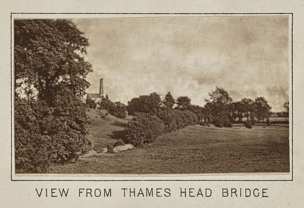 View from Thames Head Bridge by Henry W Taunt