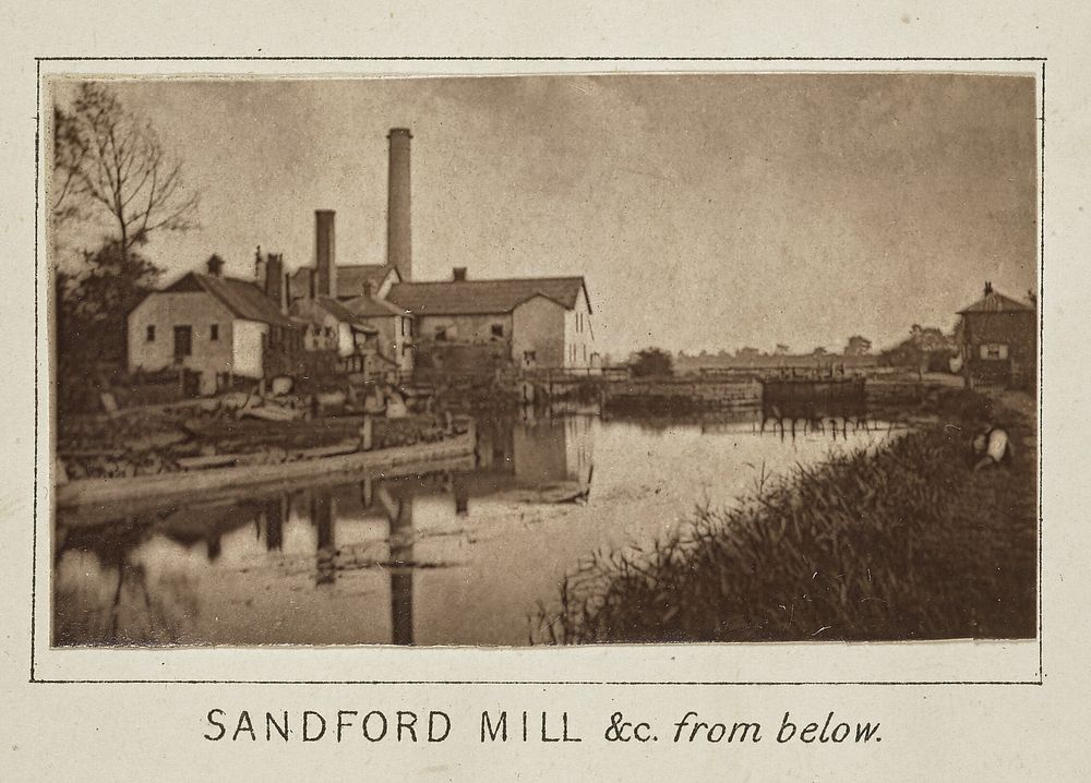 Sandford Mill &c. from below by Henry W Taunt