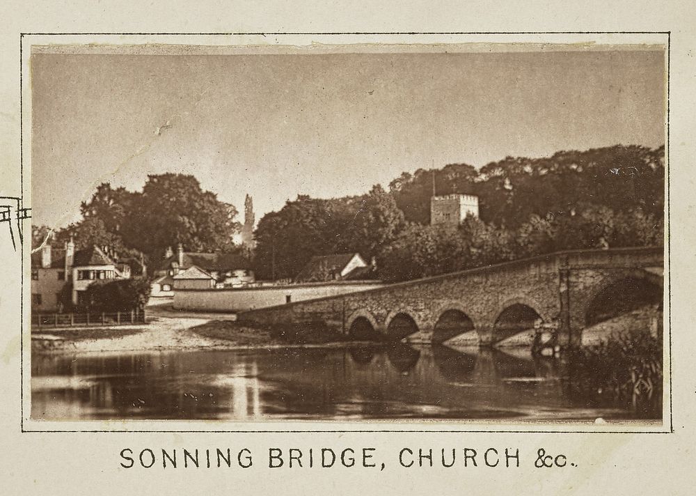 Sonning Bridge, Church &c. by Henry W Taunt
