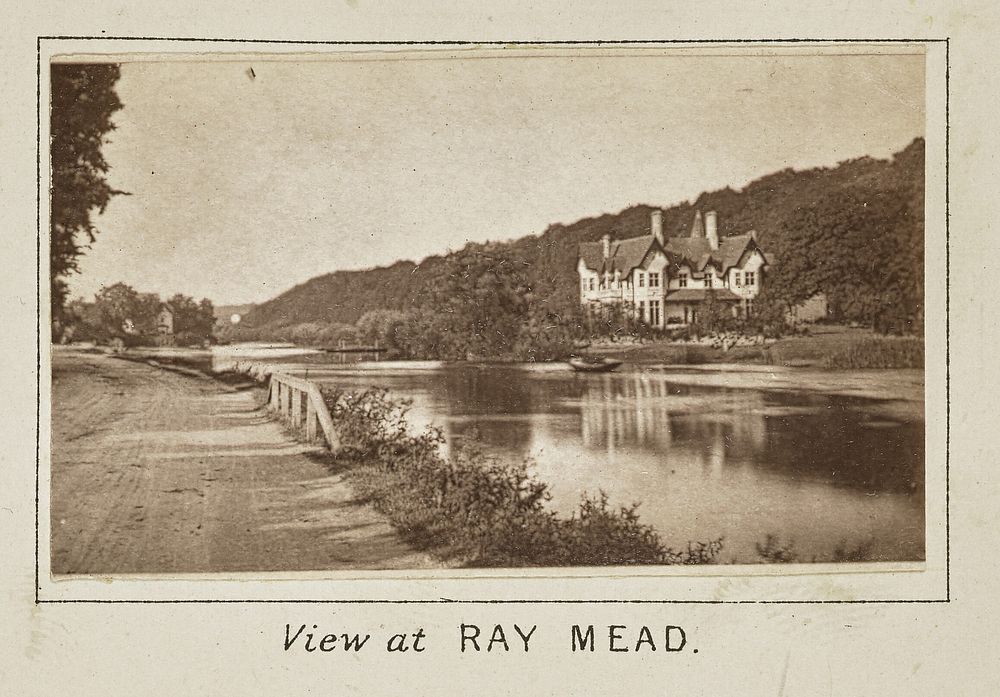 View at Ray Mead by Henry W Taunt