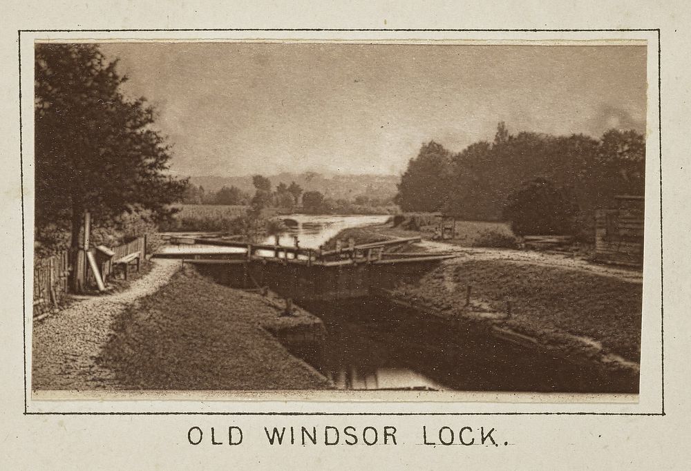Old Windsor Lock by Henry W Taunt