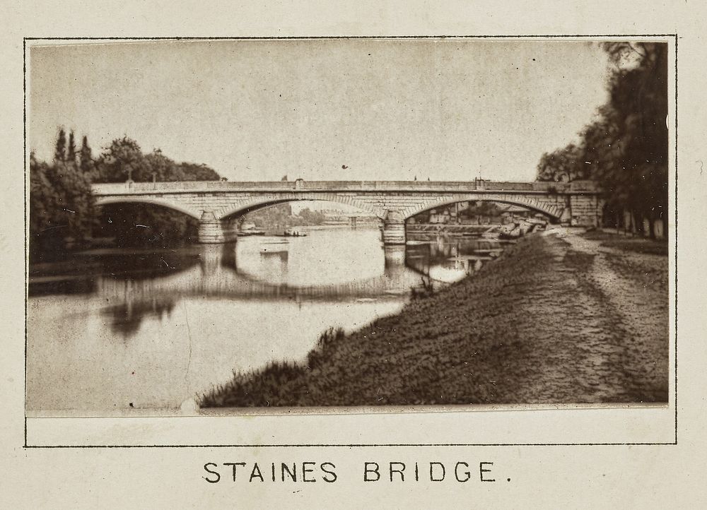 Staines Bridge by Henry W Taunt
