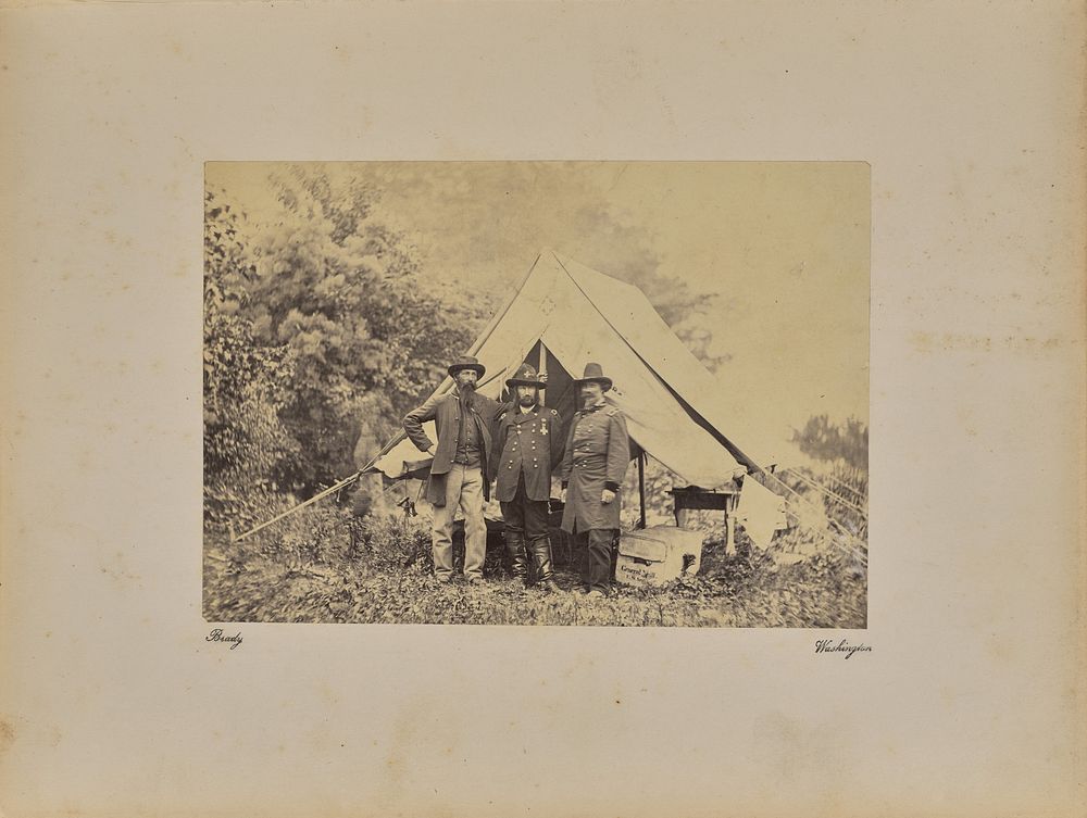 Martindale and Russell and Neil [sic] by Mathew B Brady