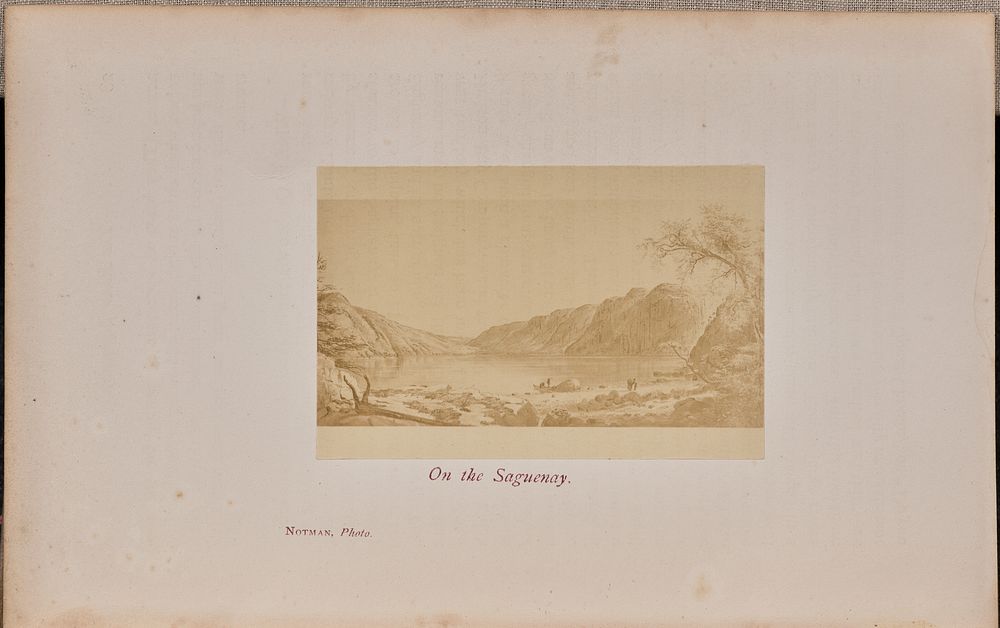 On the Saguenay by William Notman