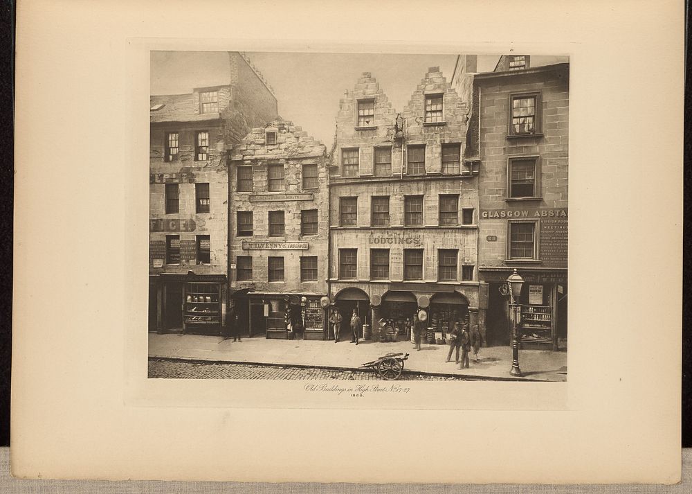 Old Buildings in High Street, Nos. 17-27 by Thomas Annan