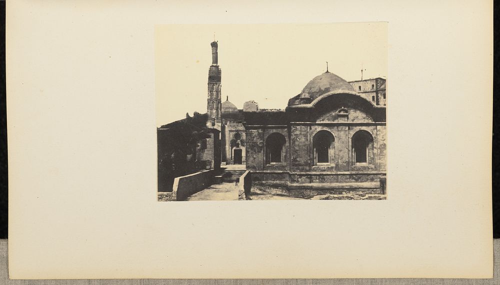 Mosque entrance, Egypt by Henry Cammas and André Lefèvre