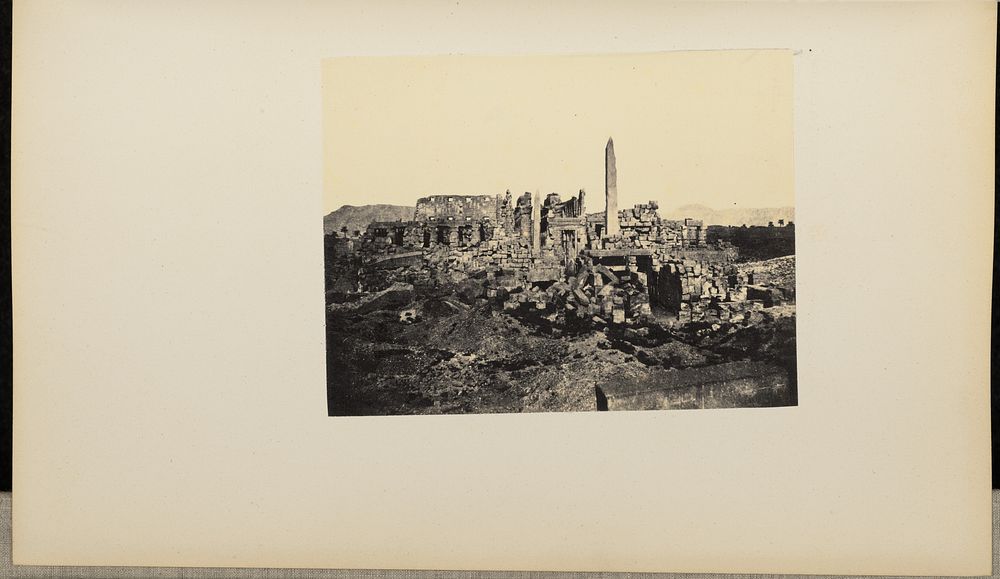 General view of ruins by Henry Cammas and André Lefèvre