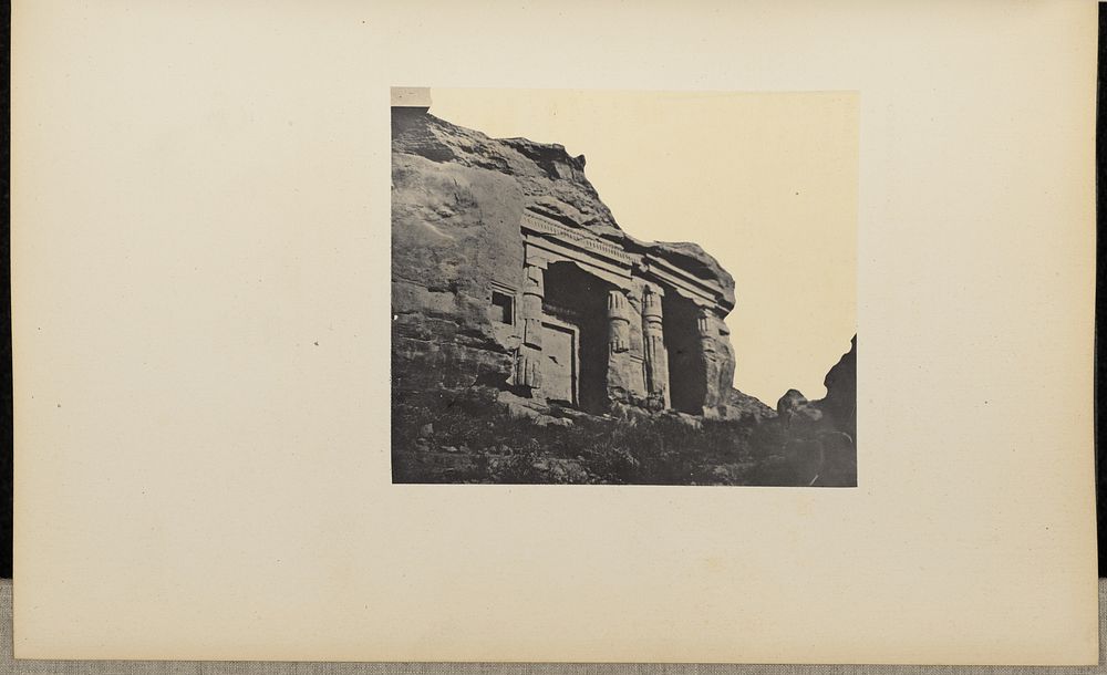 Front facade of the Temple of Horemheb by Henry Cammas and André Lefèvre