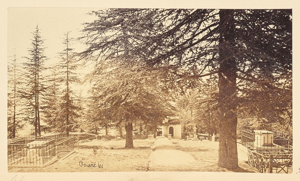 Simla; The Cemetery from the Entrance by Samuel Bourne