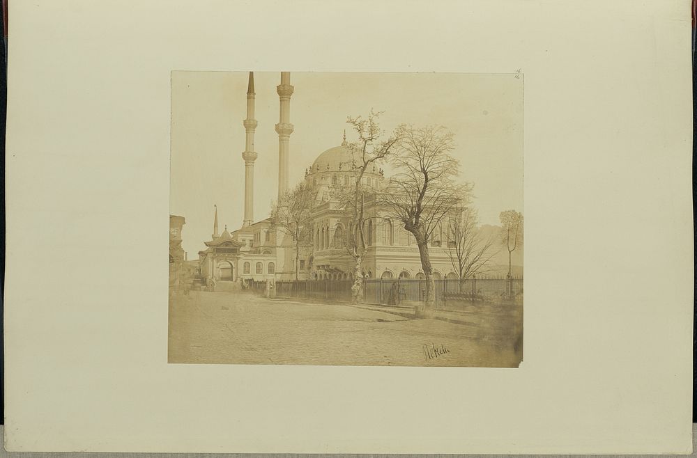 New Kiosk of Sultan Abdul Medjid, with the Mosque at Tophanna by James Robertson