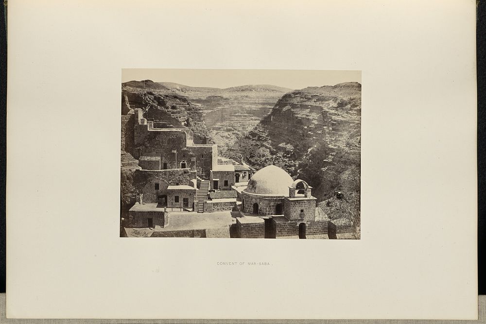 Convent of Mar-Saba by Francis Frith