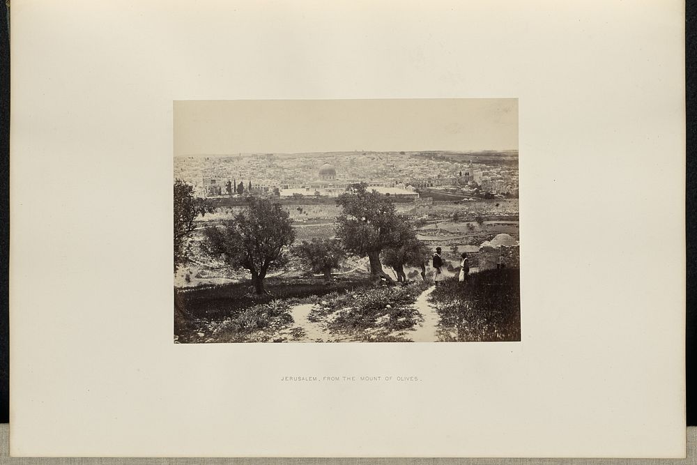 Jerusalem, from the Mount of Olives by Francis Frith