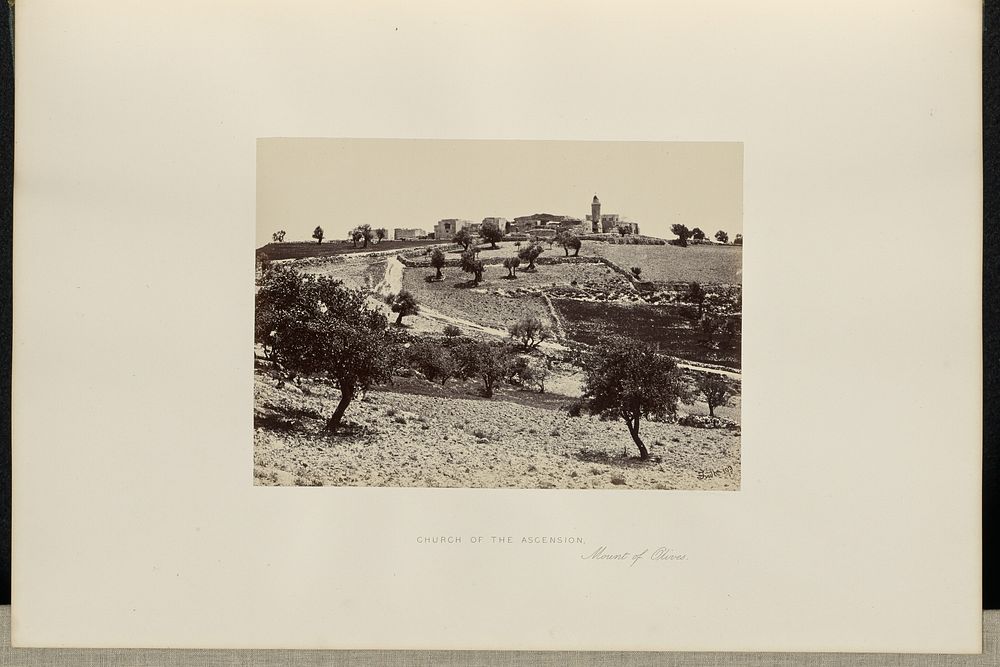 Church of the Ascension, Mount of Olives by Francis Frith
