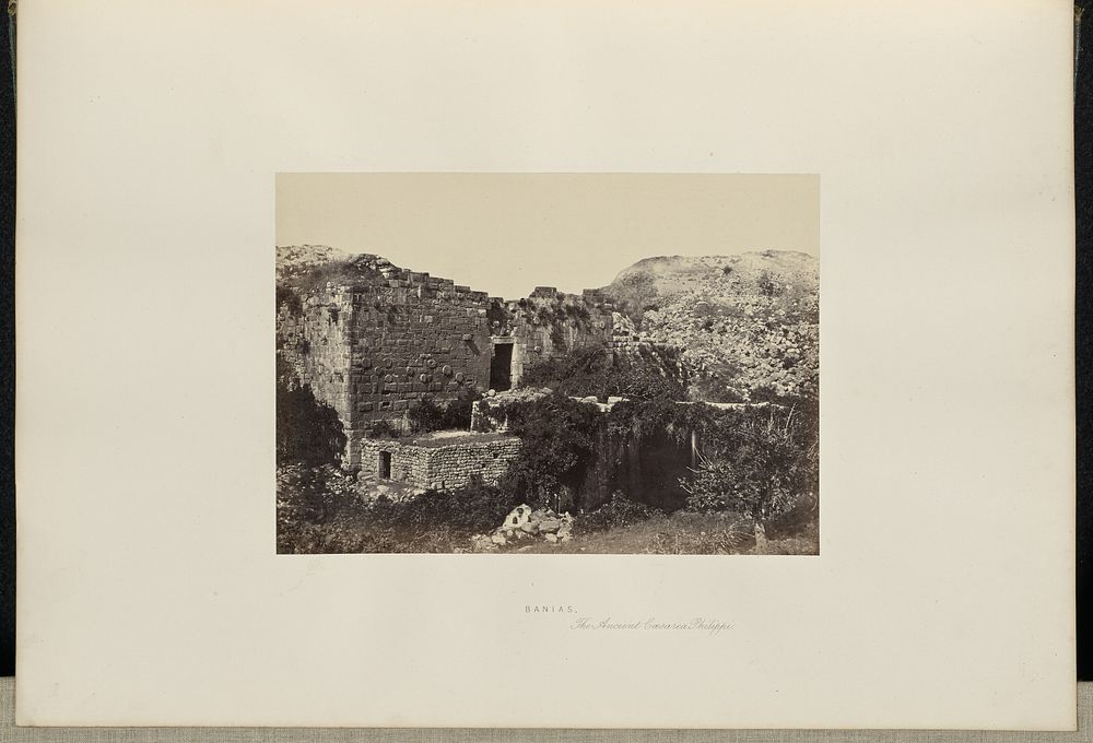 Banias, The Ancient Caesarea Philippi by Francis Frith