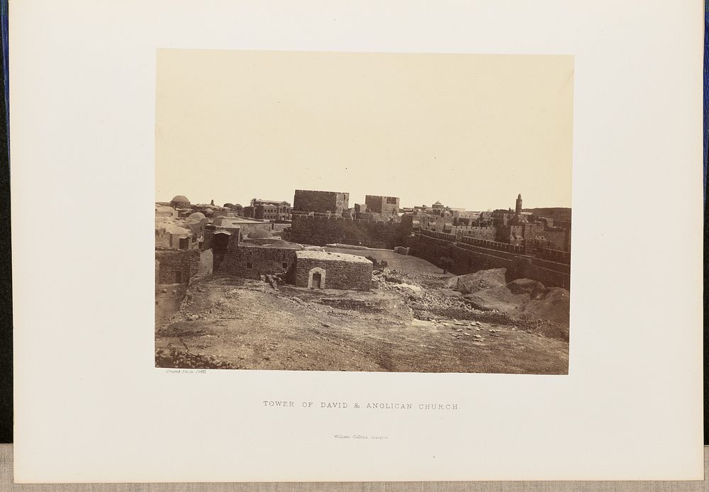 Tower of David and Anglican Church by John Cramb