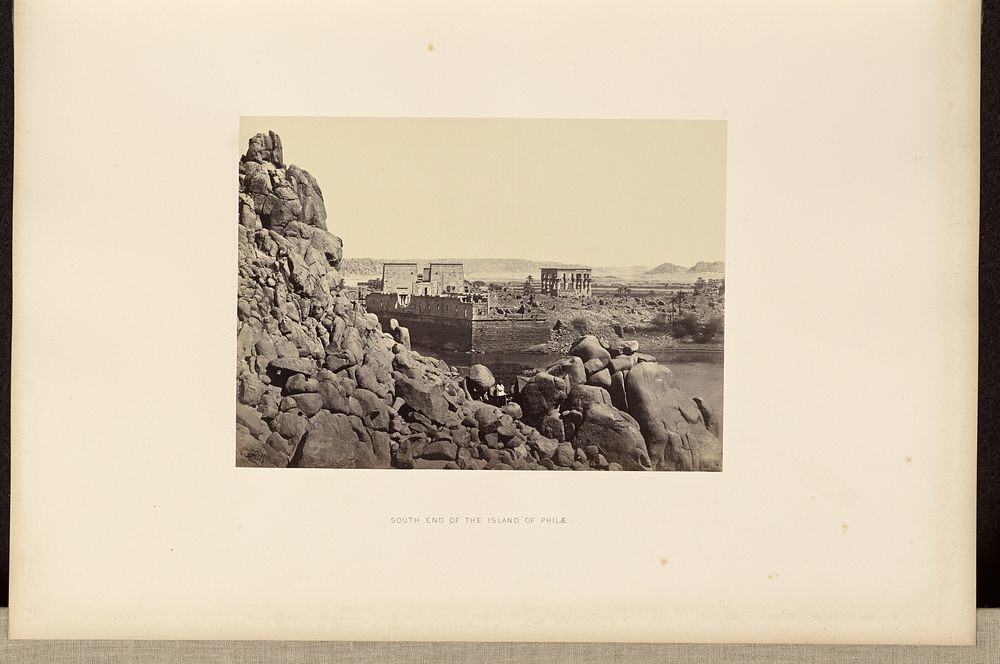 South End of the Island of Philae by Francis Frith