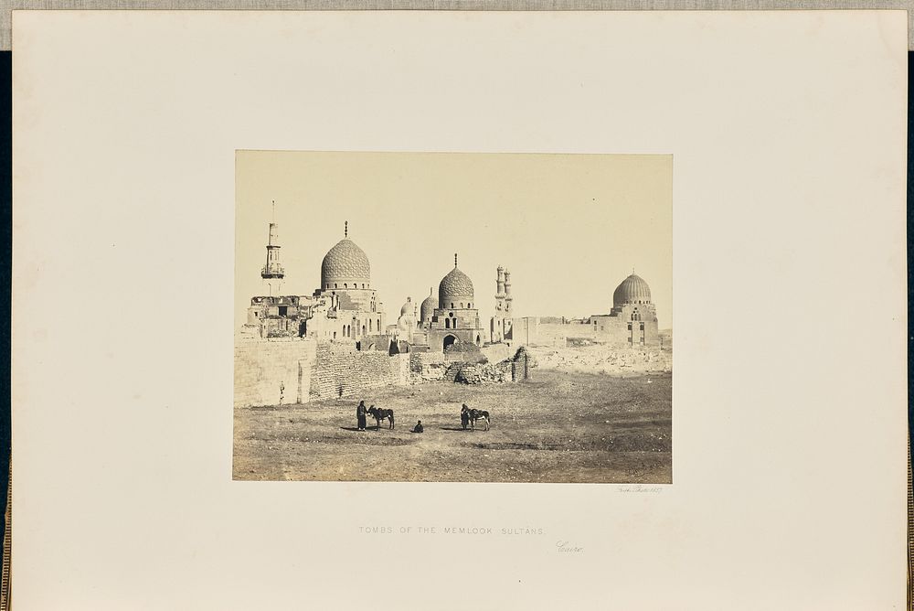 Tombs of the Memlook Sultans, Cairo by Francis Frith