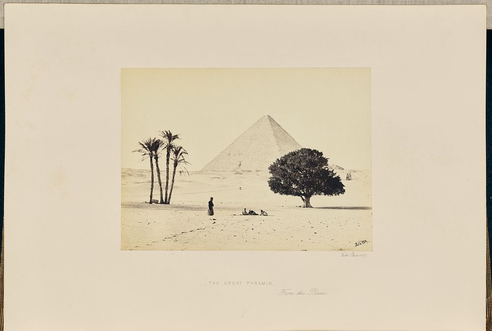 The Great Pyramid, From the Plain by Francis Frith